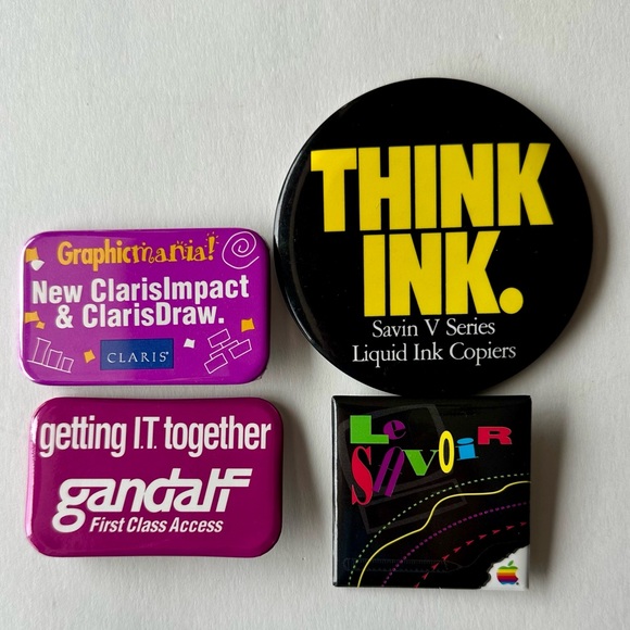 Vintage Tech 15 Button Pins or Pinbacks - Picture 3 of 5